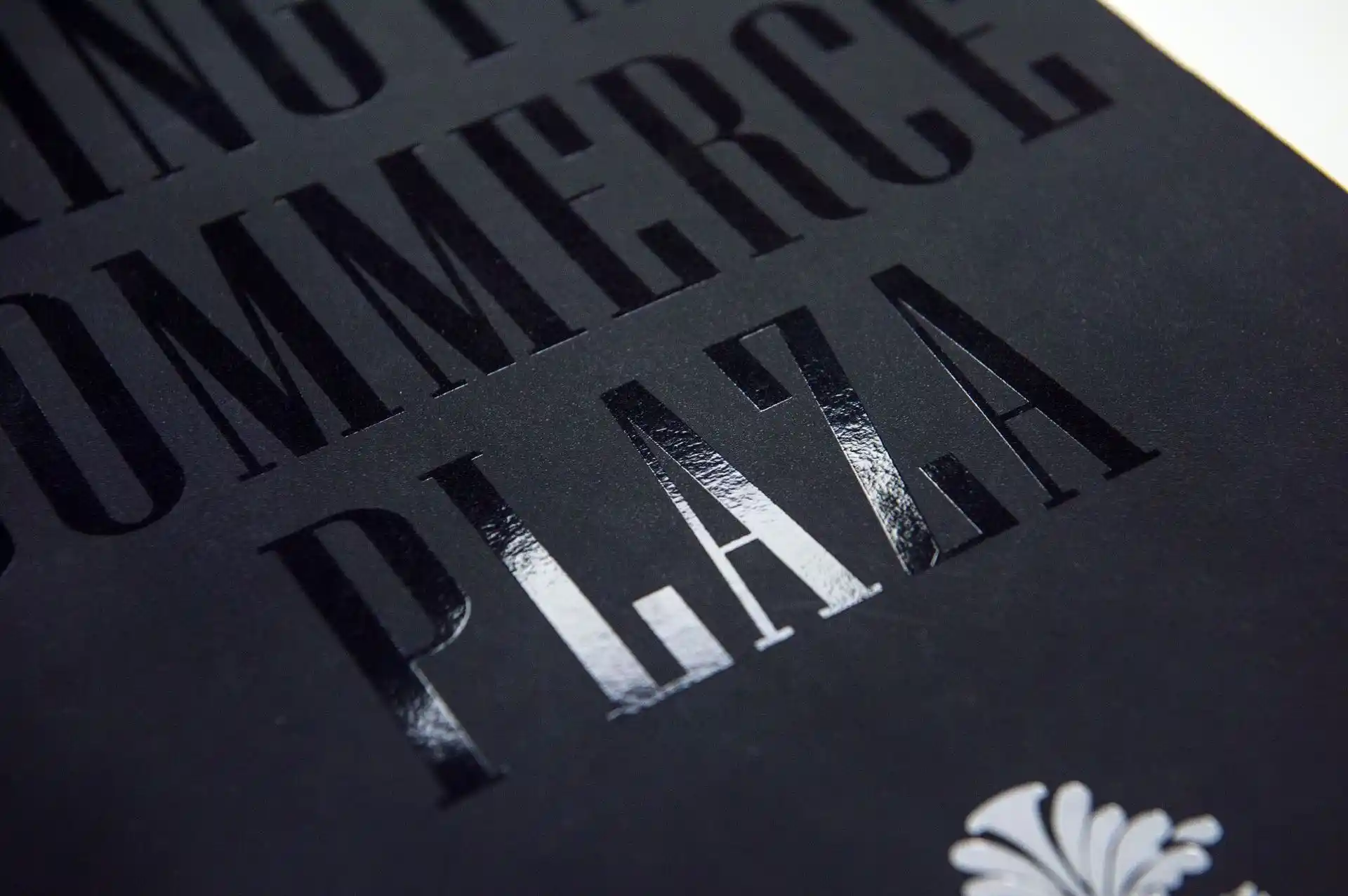 spov uv on matte black surface