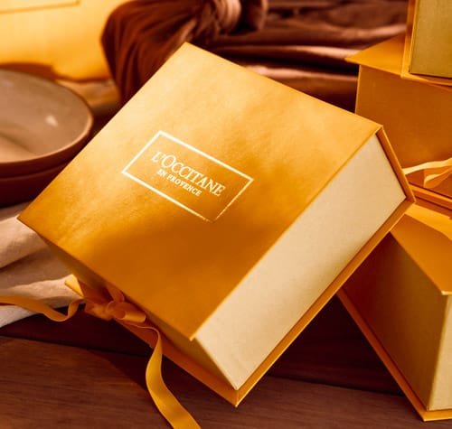 loccitane luxury rigid gift wrap box 1