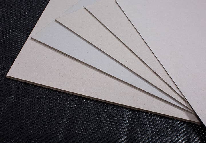 different thickness fiberboard sheets 