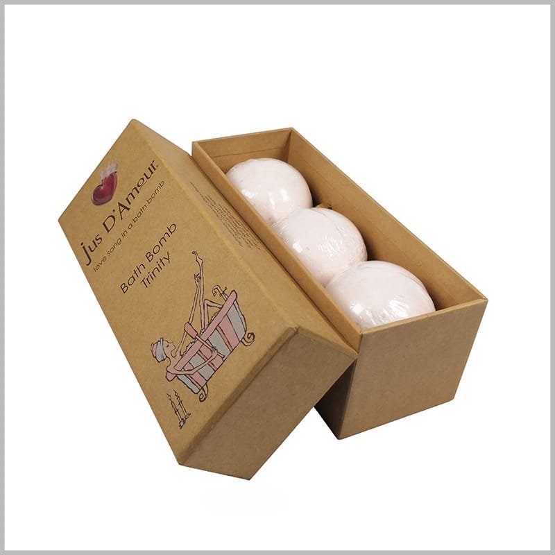 kraft paper packaging for bath bombs 1