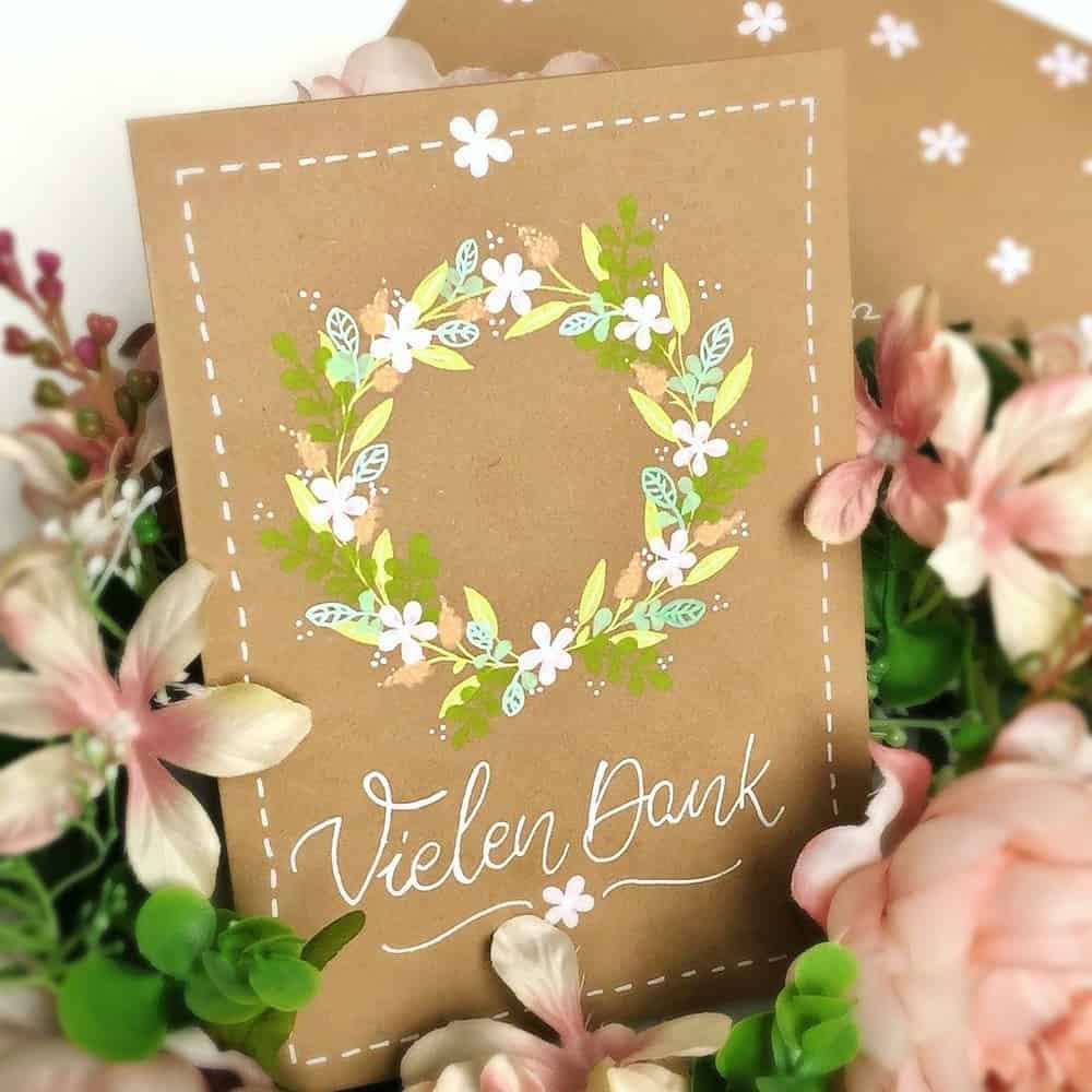 vivid printing kraft card