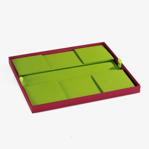 collapsible packaging box with lid