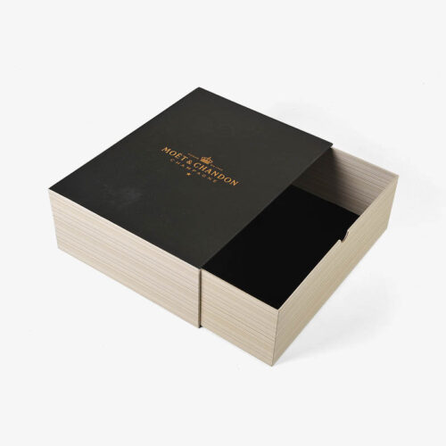 black drawer box packaging