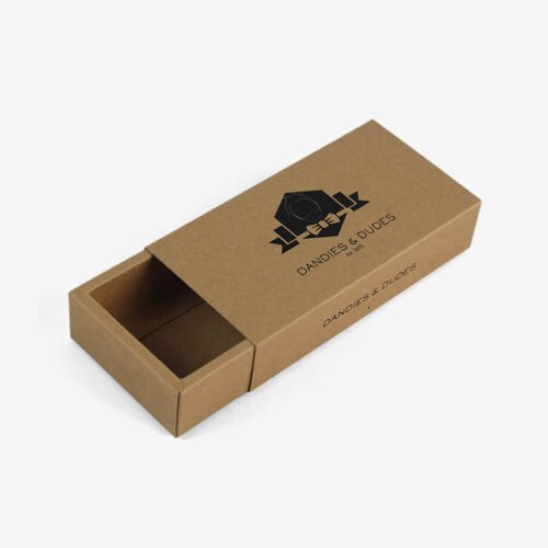 kraft paperboard box with sleeve