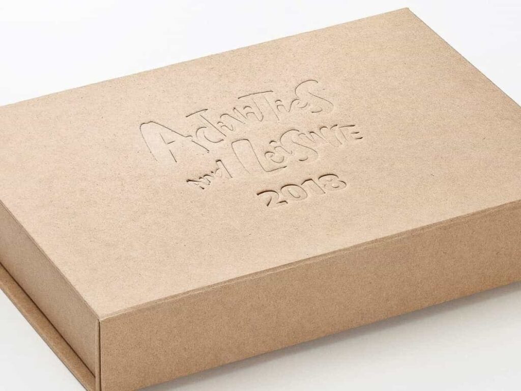 natural kraft debossed packaging 1