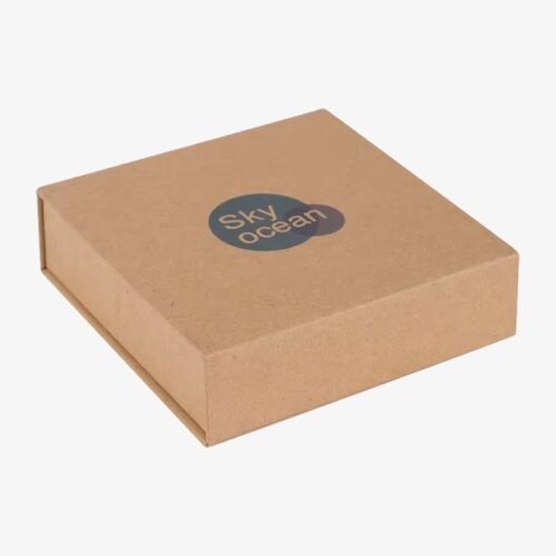 custom kraft brown paper box