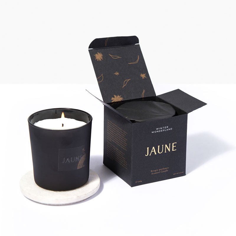 ann jaune candle packaging