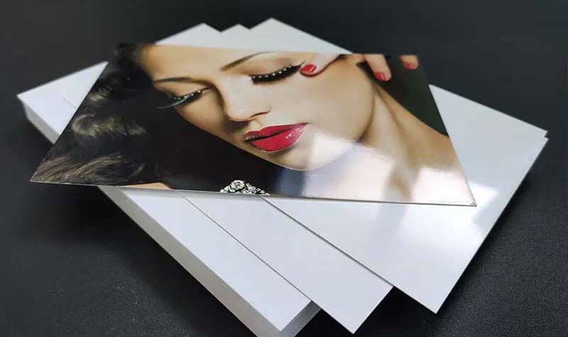 Photo printing on glossy paper