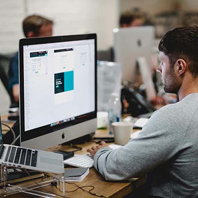 person working with computer1;1