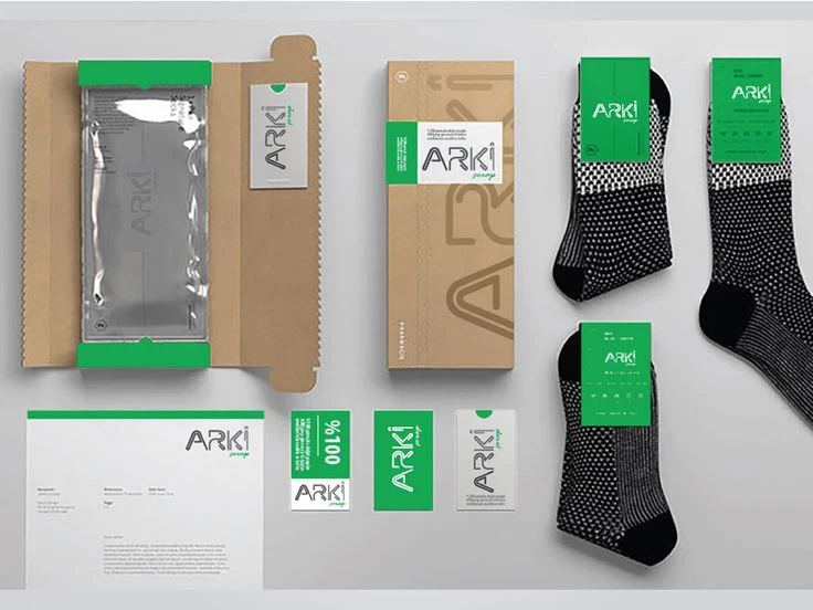 transparent sock packaging