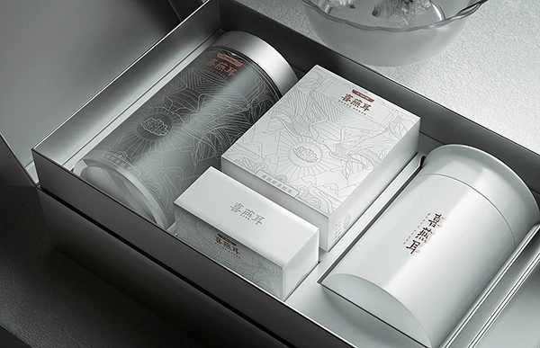 elegant silver presentation box