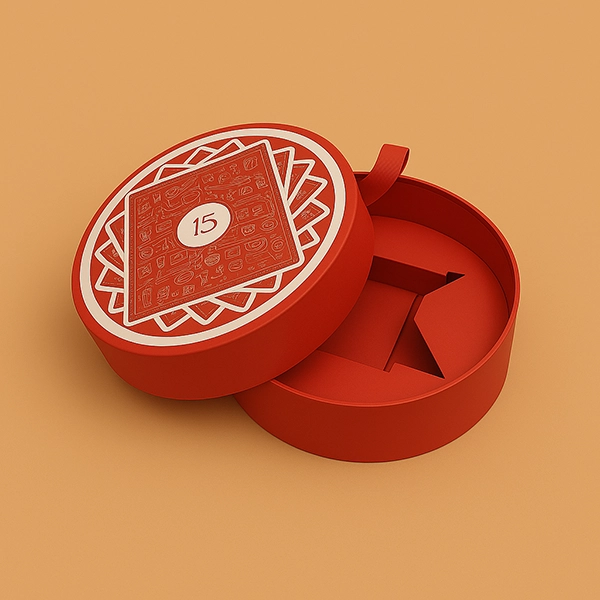 runde Papierschachteln