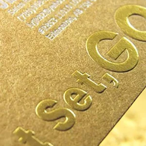 embossed foil stamping