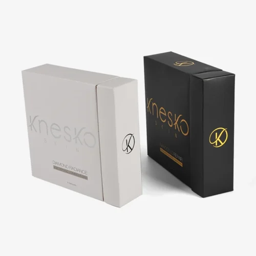 boîtes de soins de la peau coulissantes de luxe