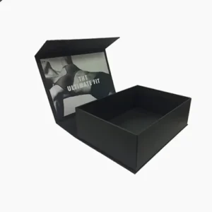 black magnetic closure box