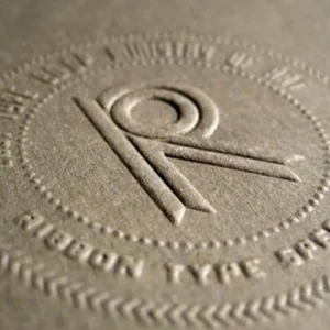 blind embossing