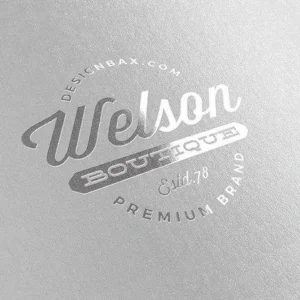 silver foil stamping
